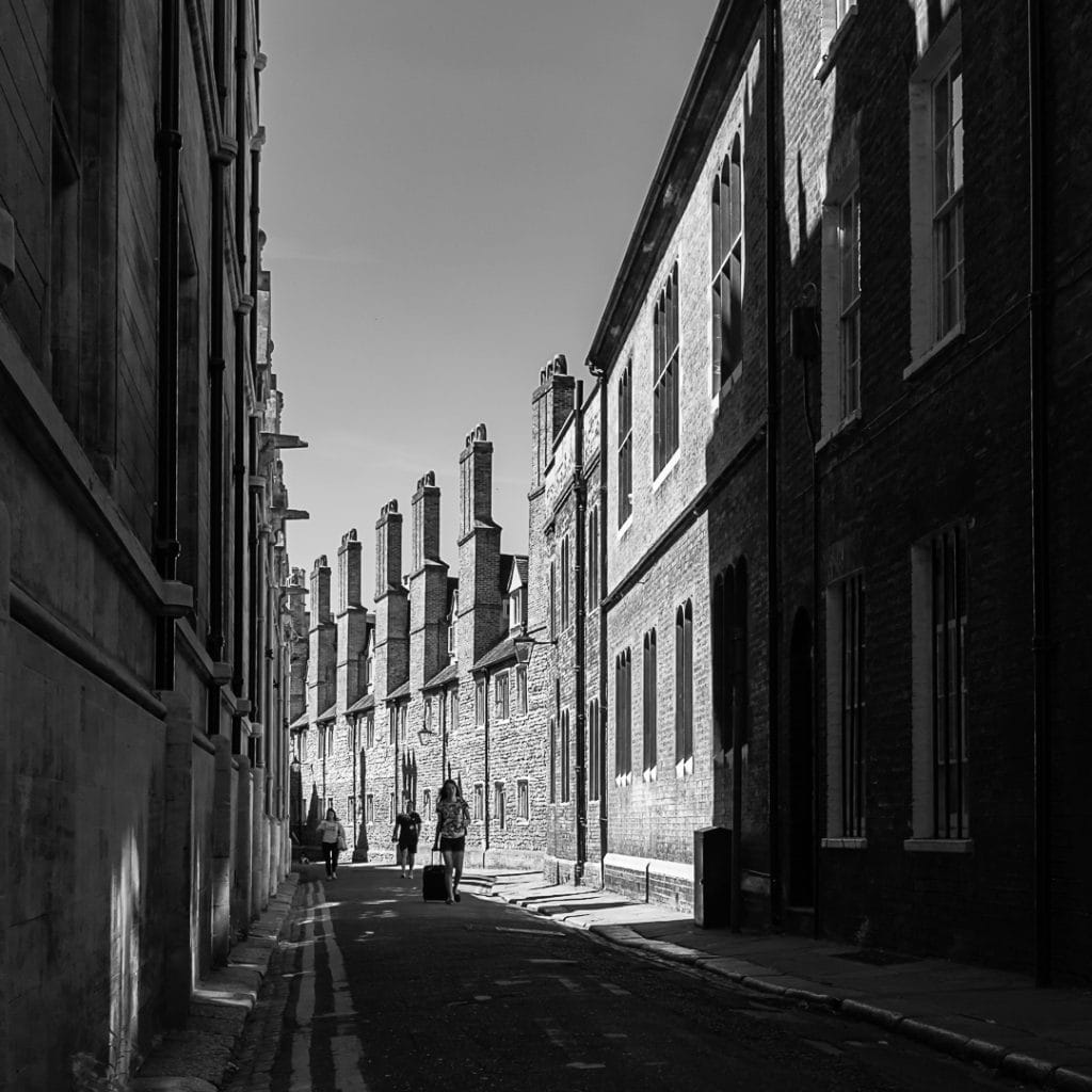 DSCF9518 Black and white London street scene