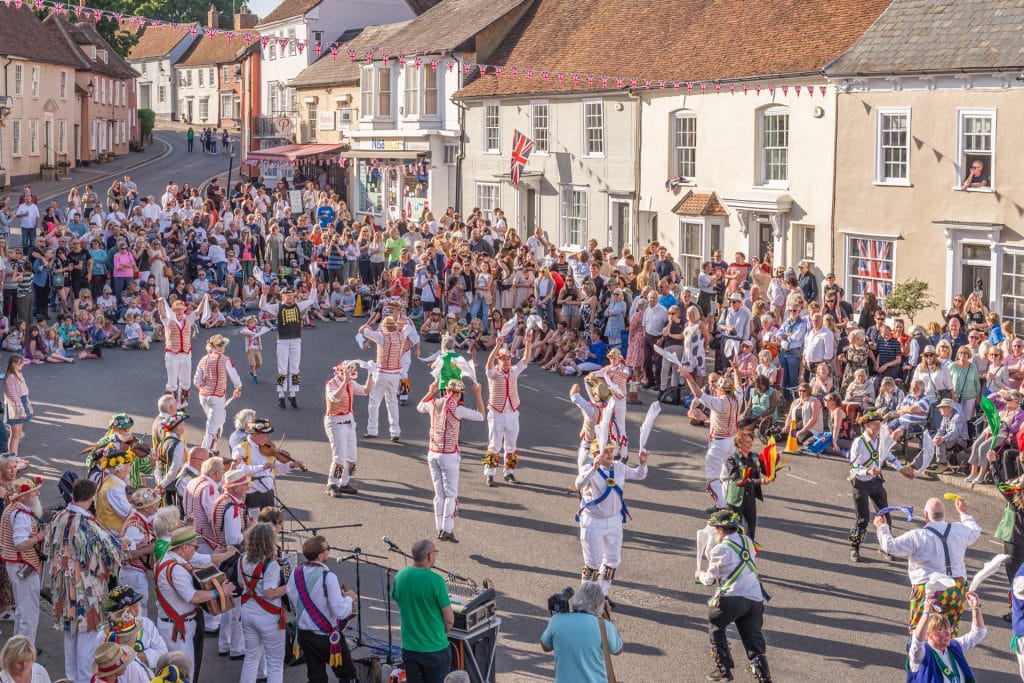 DSC_7585-2 Morris men dancers in Thaxted Essex Morris Weekend